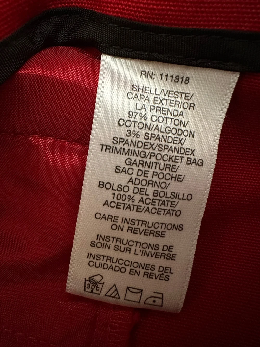 Michael Michael Kors Red Utility Mini Skirt Size 6